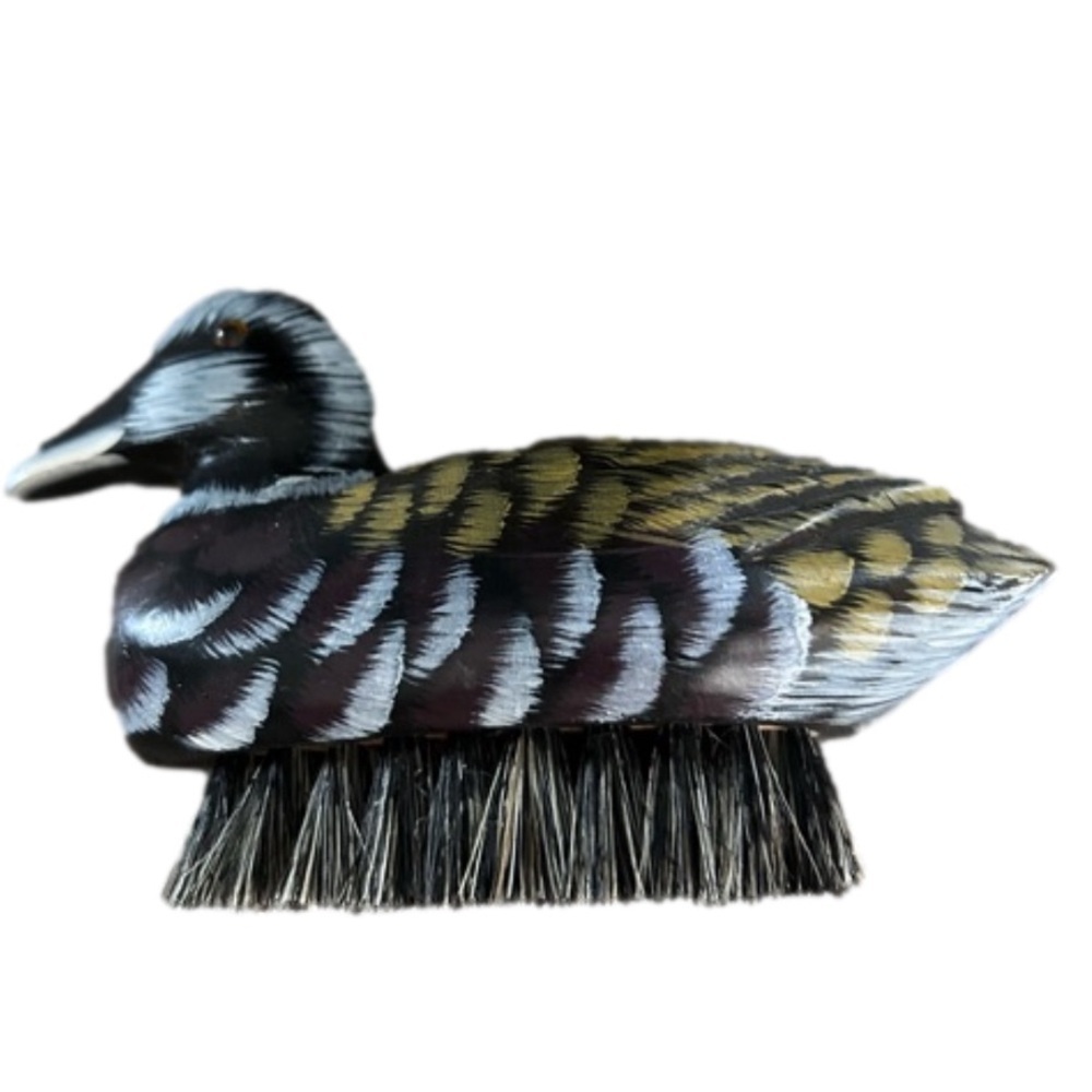 Vintage Mallard Duck Shoe Shine Brush